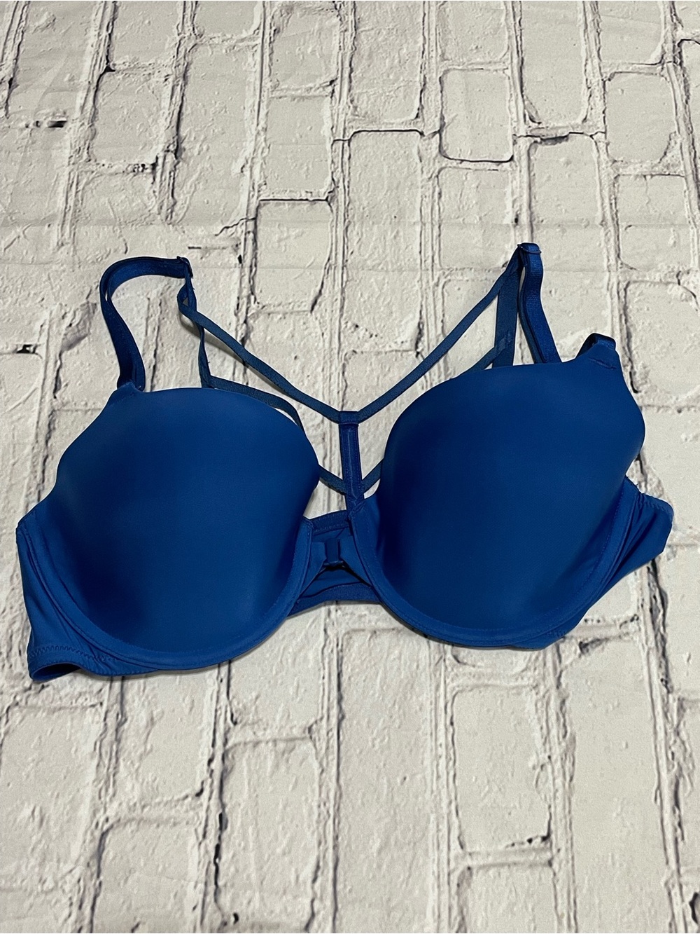 Victoria's Secret Royal Blue Strappy Push-Up Bra